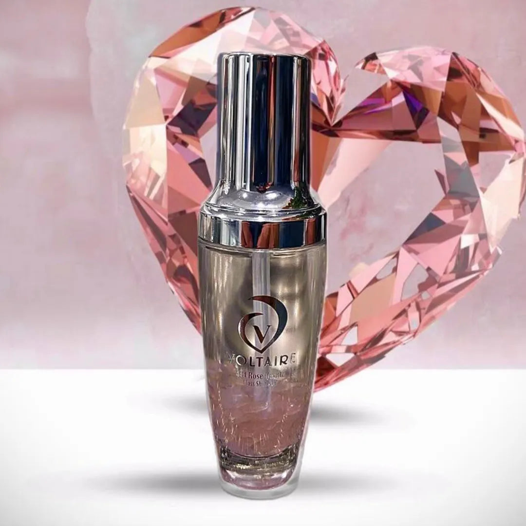 444 Rose Quartz Glass Shine Oil